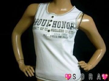 キラキララメ♪ロゴ ヘンリータンクトップ