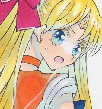 自作イラスト「美少女戦士セーラームーン/セーラーヴィーナス  愛野美奈子」