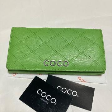 【COCO / ココ】【天然皮革】 レザー / 長財布 / 緑