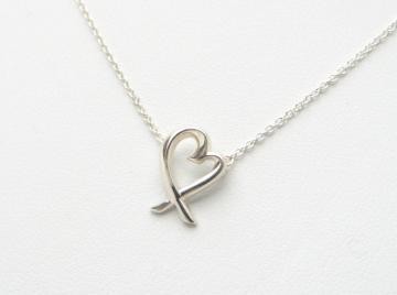TIFFANY&CO. eBt@j[ ~j rOn[g y_g lbNX SV925 Vo[USEDyz