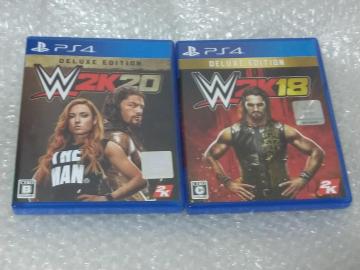 PS4 WWE 2K18 WWE 2K20 DELUXE EDITION(英語版) 2本セット