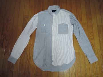 MIHARA YASUHIRO �~�n�����X�q�� �A�V�����g���[�V���c 48 �D �X�g���C�v �����V���c 2FACE SHIRTS