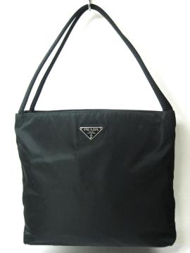 ���i �v���_PRADA�l�C�̃Z�~�V�����_�[ �g�[�g �o�b�O �O�p ���S �v���[�g