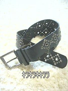 《New》ナチュラル★シンプル*ハトメベルト【Free】<ブラック>