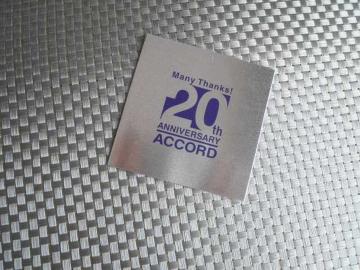  HONDA ACCORD AR[h 20th ANNIVERSARY T[rXViI