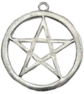 AzureGreen Pentagram Large Plain p Az