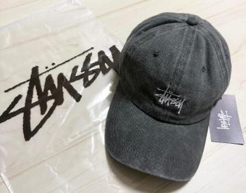 stussy �X�e���[�V�[ CAP �L���b�v �_�[�N�O���[