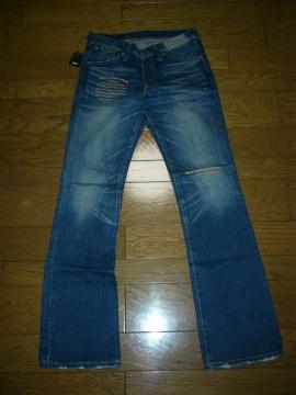 新品TMT×Levi'sリーバイス517インディゴデニム28刺繍ステッチ