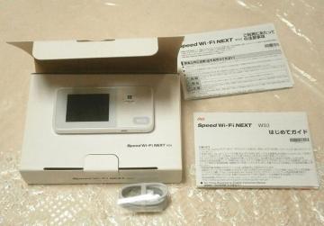 Õi au Speed Wi-Fi NEXT W03 WiMAX2+ [^[