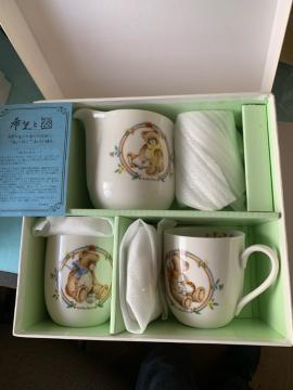 テディベア ソーサーカップセット