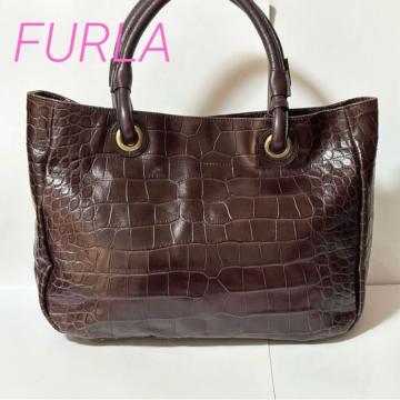 FURLA �t���� �N���R�_�C���^�������U�[ �n���h�o�b�O �g�[�g�o�b�O ���f�B�[�X �{���h�[