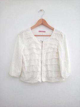 REBECCA TAYLOR���t���� ���[�X �e�B�A�[�h �W���P�b�g �T�C�Y2