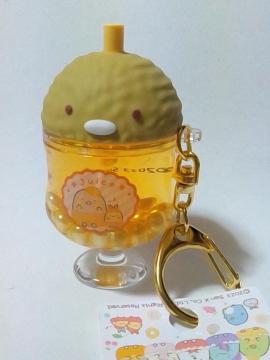 ■すみっコぐらし■カラフルソーダキーホルダー★とんかつ■