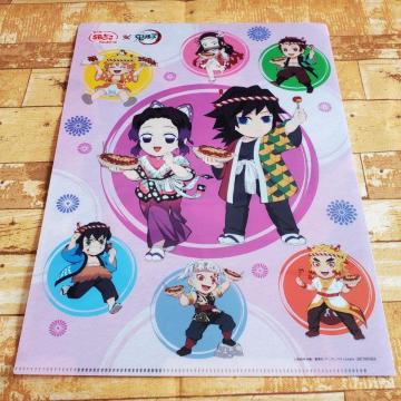 新品*鬼滅の刃*銀だこ*第3弾*クリアファイル*冨岡義勇*胡蝶しのぶ 