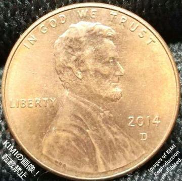 1Zgd 2014 D AJ J[ 1yj[ ݕ 1 Cent Lincoln 1Penny coin 2014D