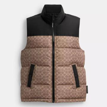 93500円★新品&正規品保証★コーチCOACH★シグネチャー★ダウンベスト★サイズあり