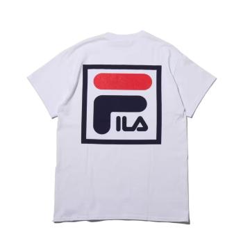 Vi ATMOS AgX ~ FILA tB rbO S TVc L  Square BIG LOGO T-Shirt