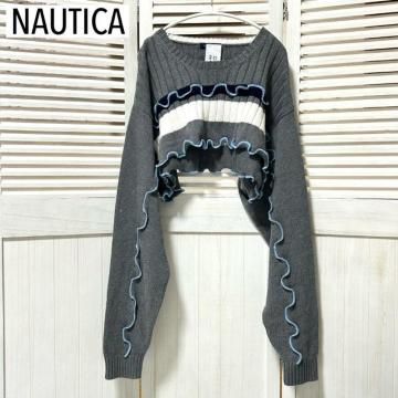 ���i NAUTICA �m�[�e�B�J ROSE �t���� �N���b�v�h �j�b�g XXL