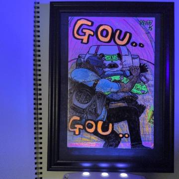 BLACKLIGHTmyPictureBOOK.Shangri-La�AA5�T�C�Y����2��