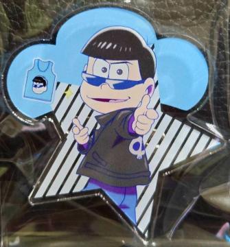 ☆送料無料☆おそ松さん☆キディランド限定/アクリルバッジ☆カラ松☆新品☆