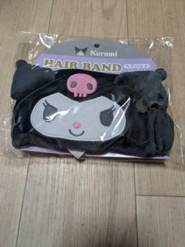 �T�����I �N���~ �w�A�o���h �V�i���J�� Kuromi HAIR BAND �ӂ�ӂ� ��� ���C�N ������