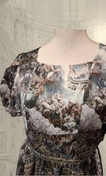 アクシーズファム ノスタルジー 宗教柄絵画風ワンピ【値下不可】