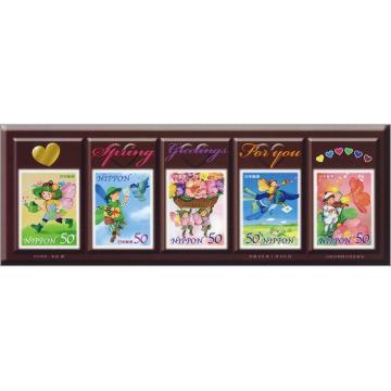2010春のグリーティング「チョコレート」シール式