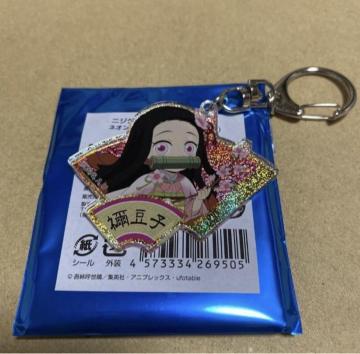 鬼滅の刃 ニジゲンノモリ ネオンアクリルキーホルダー 扇型 竈門禰豆子