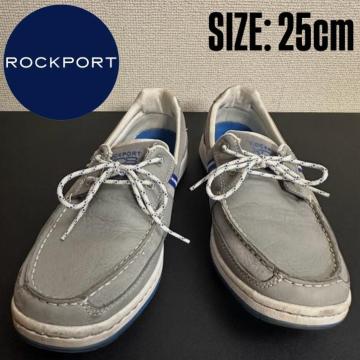 �yROCKPORT�z���b�N�|�[�g ���U�[ �f�b�L�V���[�Y 25cm