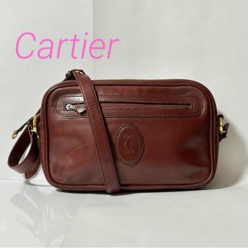 Cartier �J���e�B�G �}�X�g���C�� ���U�[ �V�����_�[�o�b�O �N���X�{�f�B�o�b�O �{���h�[