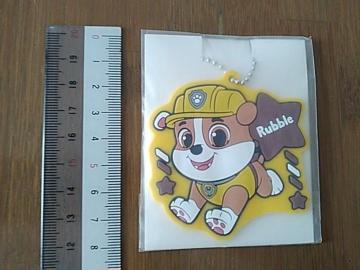 【かっぱ寿司】パウパトロールコラボ おなまえラバーチャーム<黄色>