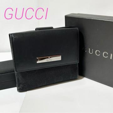 ���i GUCCI �O�b�` ��܂���z 05504 0959 GG�L�����o�X ���U�[ �u���b�N