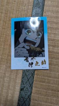 鬼滅の刃伊之助トレーディング箔押しブロマイド