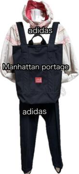 感謝を込めて★Manhattan portageリュック・バッグパック・adidasジャケット・パンツ★3点売り★2000円スタ