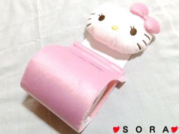 【キティ】可愛い♪トイレットペーパーホルダーカバー