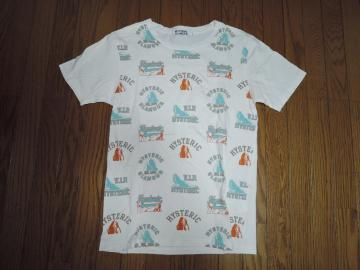 HYSTERIC GLAMOUR �q�X�e���b�N�O���}�[ T�V���c S �� ���� �}���`�K�[�����S �J�b�g�\�[