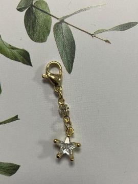 ハンドメイド 星のチャームのマスクチャーム
