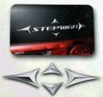 ☆クロムメッキ調カスタマイズエンブレム4