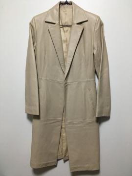 □《NOVESPAZIO/ノーヴェスパジオ》レザーコート サイズ38□