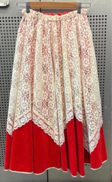 �Ò��@���B���e�[�W�@vintage �X�J�[�g�@�����O�X�J�[�g�@���[�X�@�x���A�@���h