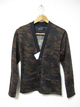 □BEAMS/ビームスハート  迷彩/カモ柄 カーディガン/メンズ/S☆新品