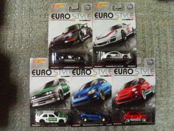 HW 2016 USカード ユーロ  スタイル  アソート リアルライダー 全5種