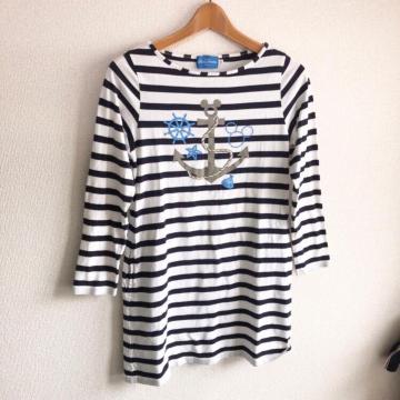 ◆TDL購入公式グッズ◆マリンボーダーワンピS★インパコーデ♪
