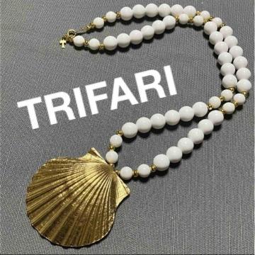 ���i TRIFARI �g���t�@�� �V�F�� �L�k���`�[�t ���r�[�Y �l�b�N���X