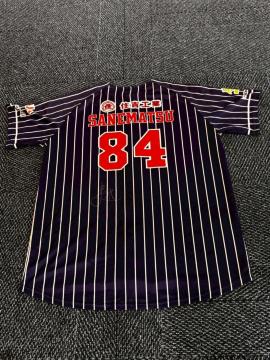 #84 實松 泰選手着用・直筆サイン入り2ndユニフォーム