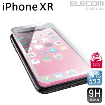 エレコム iPhoneXR フルカバー ゴリラ PM-A18CFLGGRGOW