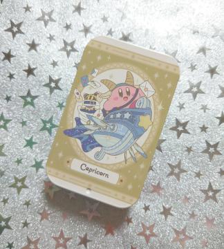 新品 任天堂 星のカービィ 缶ラムネ 星座コレクション スライド缶 缶ケース 小物入れ やぎ座 山羊座 Capricorn