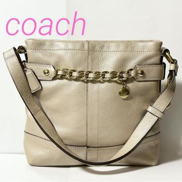 ���i COACH �R�[�` �V�����_�[�o�b�O ���|�� �΂߂��� F18863 ���U�[ �x�[�W�� ���f�B�[�X