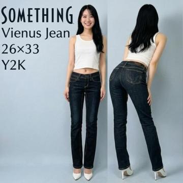 �y���r�zSOMETHING Vienus Jean Y2K 26�~33 �W�[���Y �����M���� �f�j�� �M���� ���[���C�Y �؍���