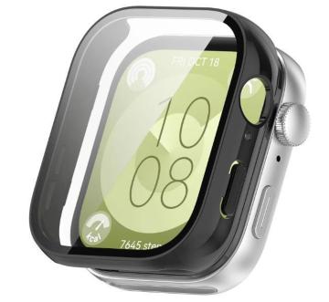 Huawei Watch Fit3 t@[EFC tBbg3 KX ی P[X ubN Jo[ n[hP[X